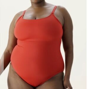 Andie The Amalfi‎ One Piece Swimsuit Red Cherry plus size XXXL NWT